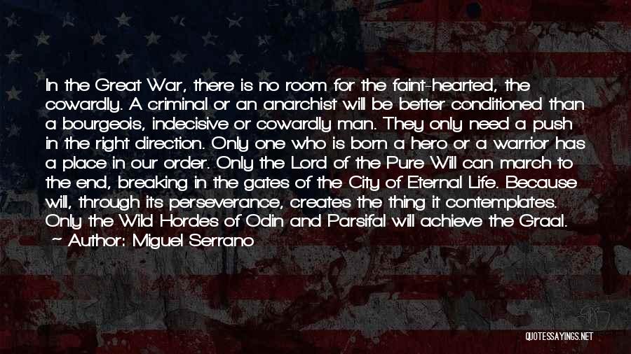 A War Room Quotes By Miguel Serrano
