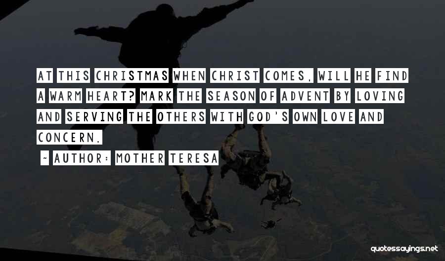 A Warm Christmas Quotes By Mother Teresa