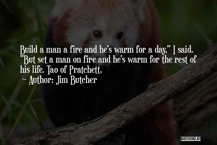 A Warm Fire Quotes By Jim Butcher