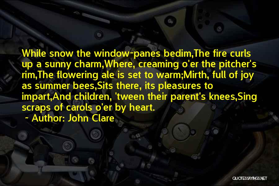 A Warm Fire Quotes By John Clare