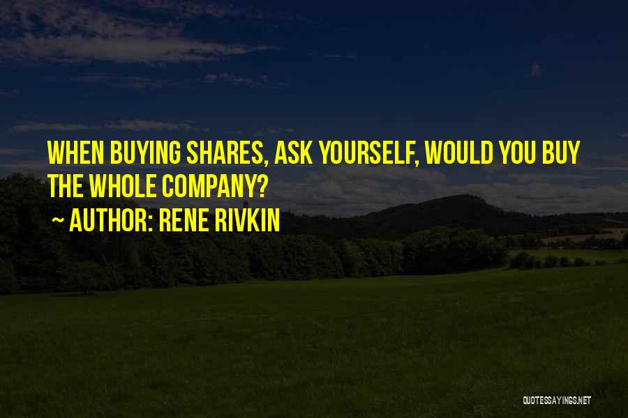 A Warning To The Wise Quotes By Rene Rivkin