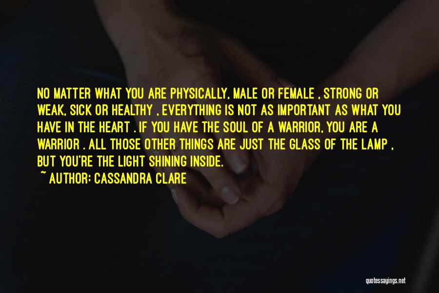 A Warrior Of Light Quotes By Cassandra Clare