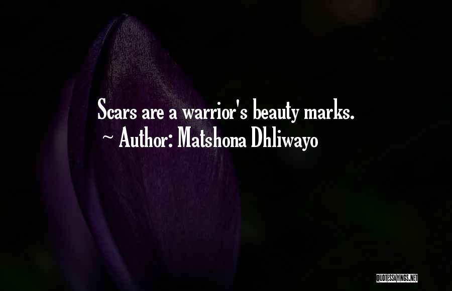 A Warrior Quotes By Matshona Dhliwayo