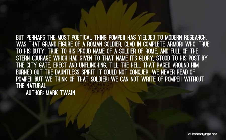 A Warrior Spirit Quotes By Mark Twain