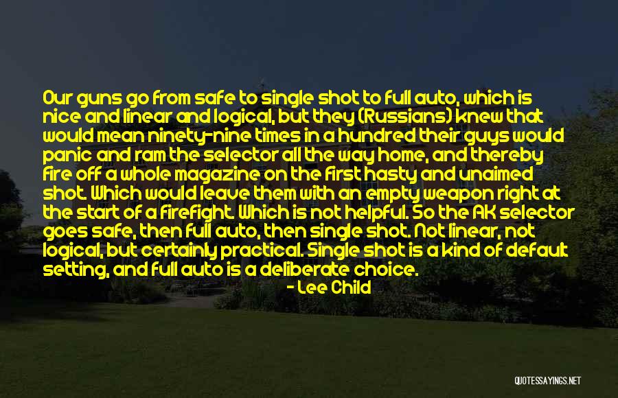 A Way Of Thinking Quotes By Lee Child