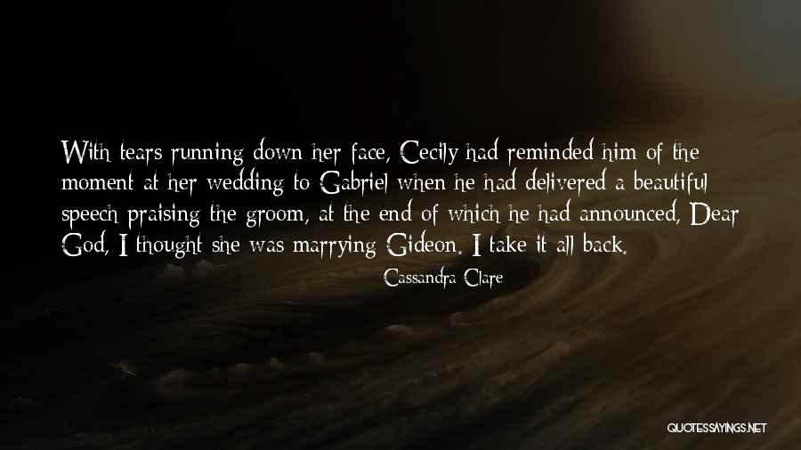 A Wedding Quotes By Cassandra Clare