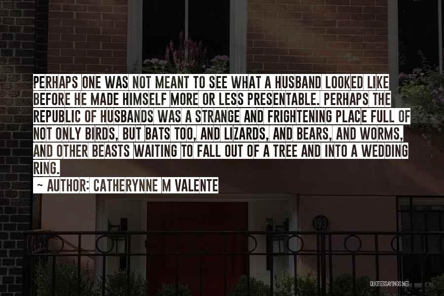 A Wedding Ring Quotes By Catherynne M Valente