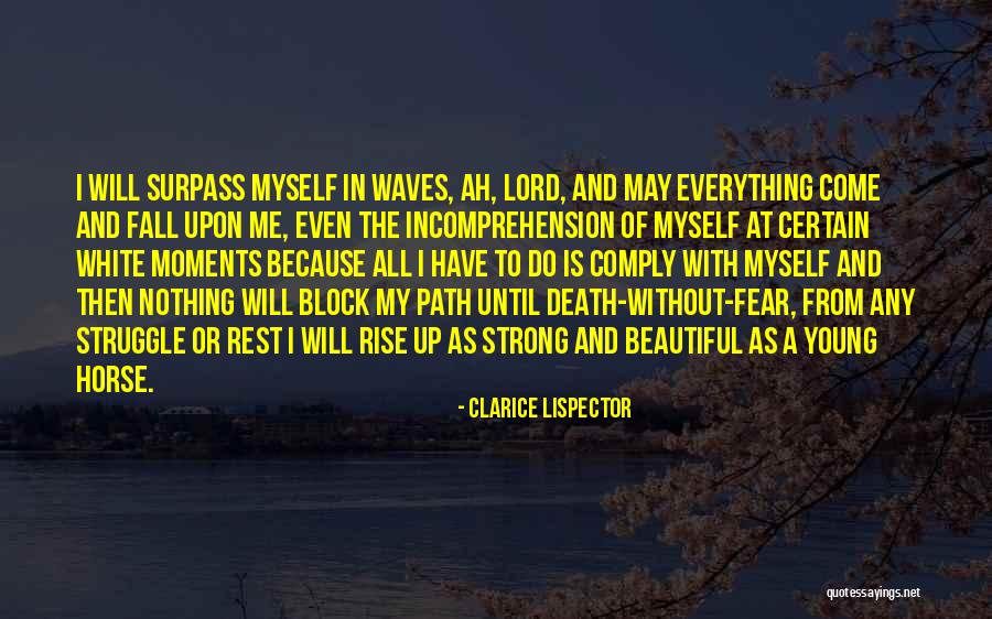 A White Horse Quotes By Clarice Lispector