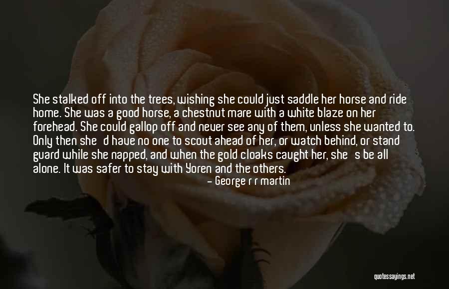 A White Horse Quotes By George R R Martin