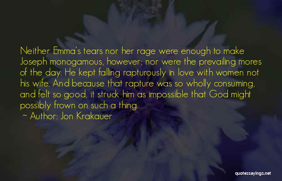 A Wife's Love Quotes By Jon Krakauer