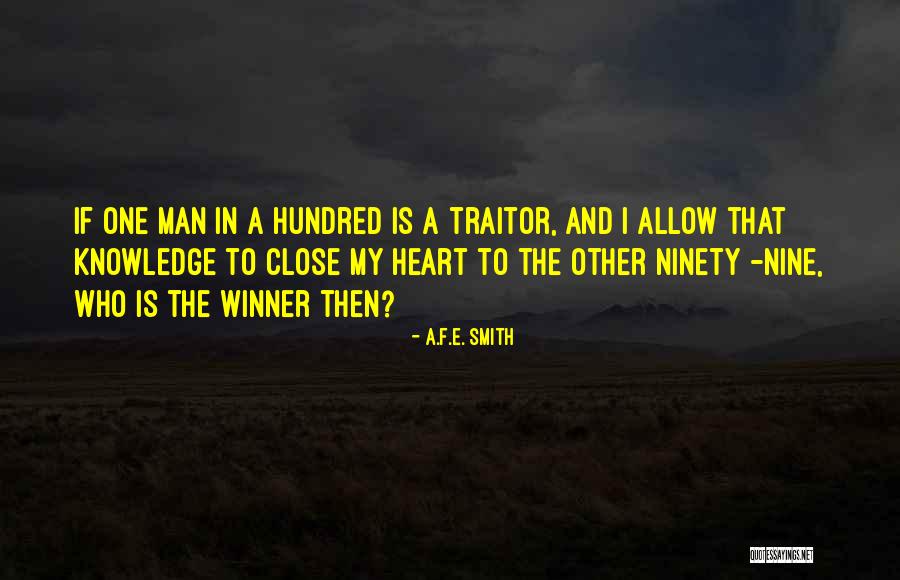 A Winner Quotes By A.F.E. Smith A Winner Quotes By A.F.E. Smith