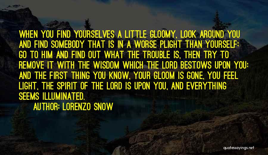 A Wisdom Quotes By Lorenzo Snow