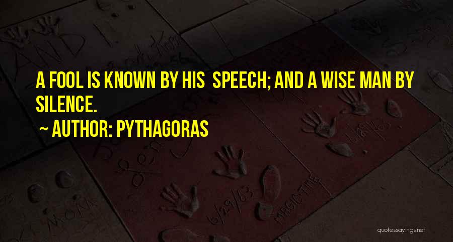 A Wise Man And A Fool Quotes By Pythagoras