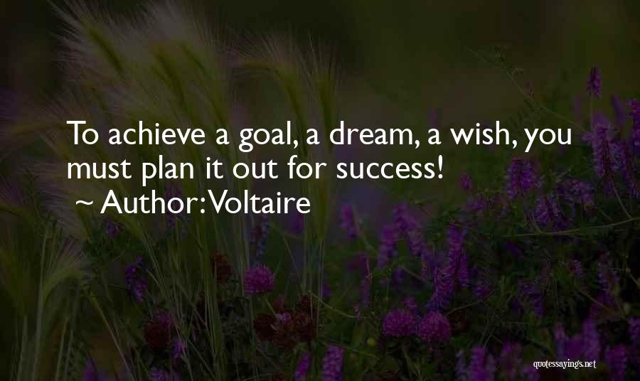 A Wish For Success Quotes By Voltaire