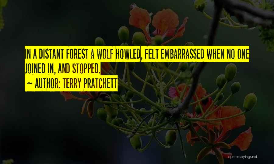 A Wolf Quotes By Terry Pratchett