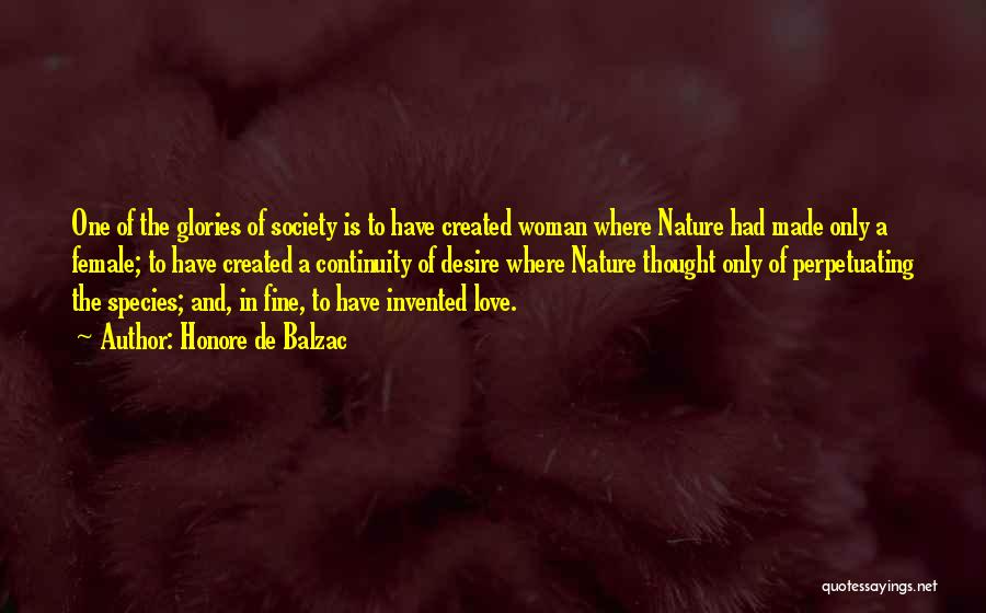 A Woman In Love Quotes By Honore De Balzac