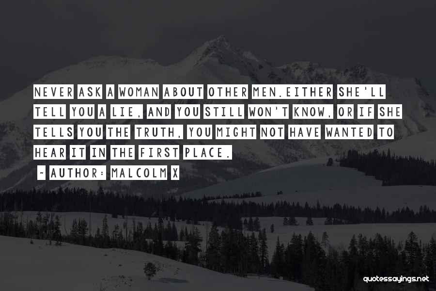 A Woman Place Quotes By Malcolm X