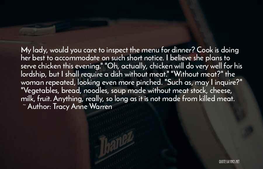 A Woman Who Can't Cook Quotes By Tracy Anne Warren