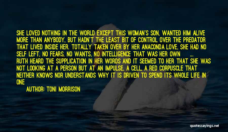 A Woman Who Knows What She Wants In Life Quotes By Toni Morrison