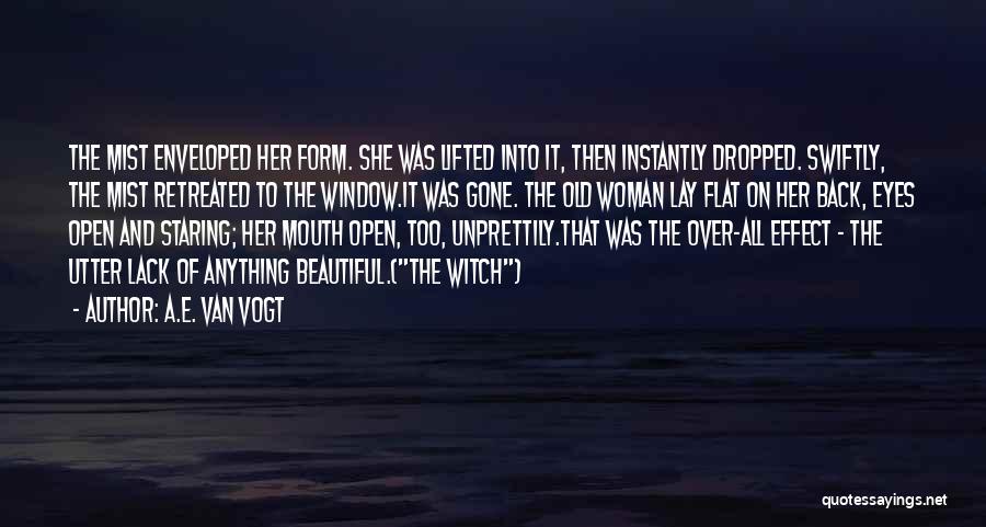 A Woman's Beautiful Eyes Quotes By A.E. Van Vogt