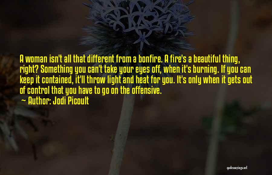 A Woman's Beautiful Eyes Quotes By Jodi Picoult