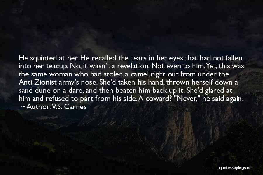 A Woman's Eyes Quotes By V.S. Carnes