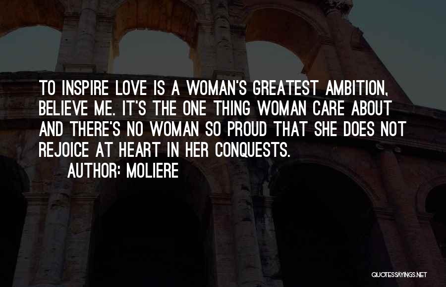 A Woman's Heart Is Quotes By Moliere