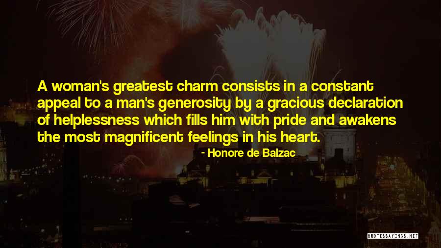 A Woman's Heart Quotes By Honore De Balzac