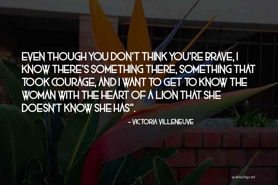 A Woman's Heart Quotes By Victoria Villeneuve