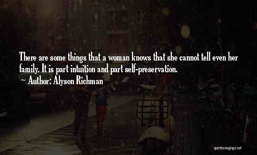 A Woman's Intuition Quotes By Alyson Richman