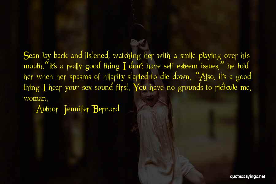 A Woman's Smile Quotes By Jennifer Bernard