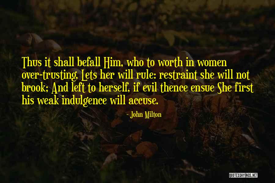 A Woman's Worth Book Quotes By John Milton