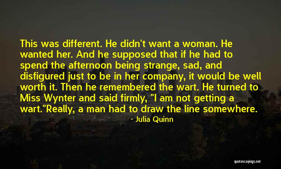 A Woman's Worth To A Man Quotes By Julia Quinn