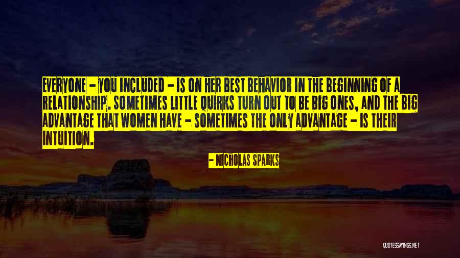 A Women Intuition Quotes By Nicholas Sparks A Women Intuition Quotes By Nicholas Sparks