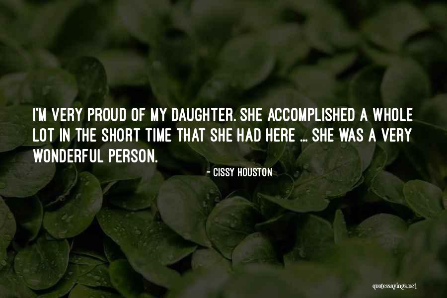 A Wonderful Daughter Quotes By Cissy Houston