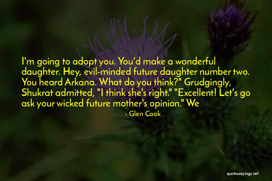 A Wonderful Daughter Quotes By Glen Cook