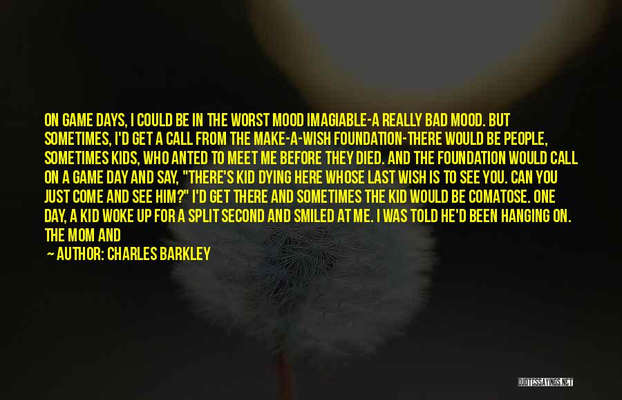 A Wonderful Day Quotes By Charles Barkley