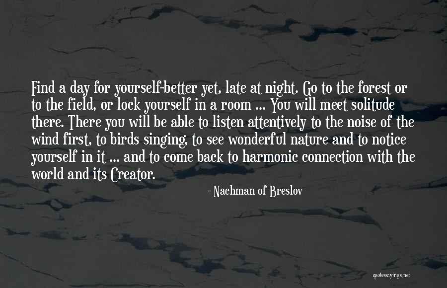 A Wonderful Day Quotes By Nachman Of Breslov