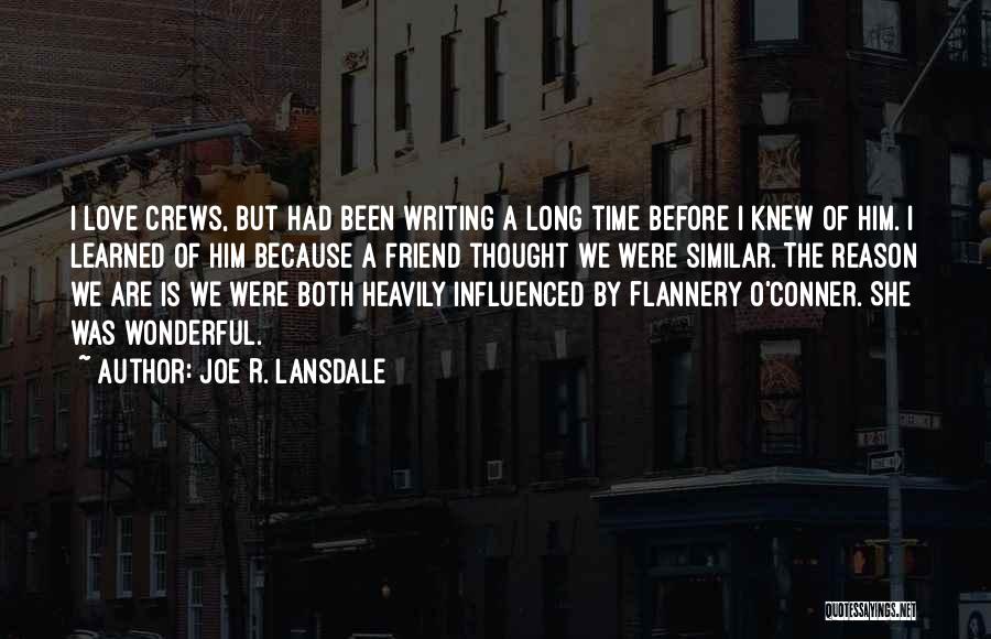 A Wonderful Love Quotes By Joe R. Lansdale