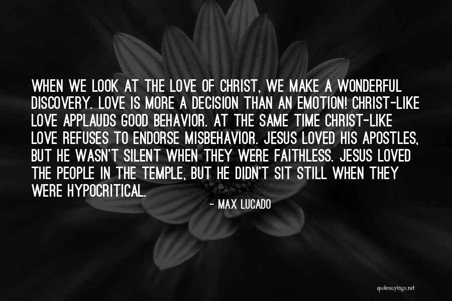 A Wonderful Love Quotes By Max Lucado