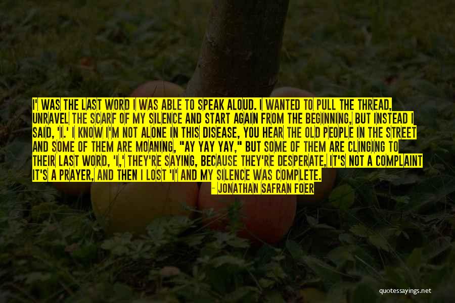 A Word Of Prayer Quotes By Jonathan Safran Foer A Word Of Prayer Quotes By Jonathan Safran Foer