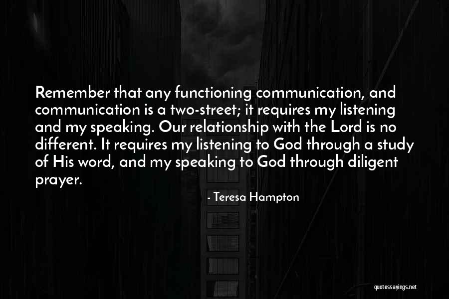 A Word Of Prayer Quotes By Teresa Hampton A Word Of Prayer Quotes By Teresa Hampton