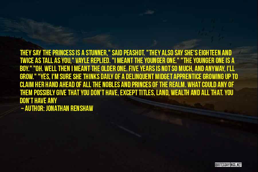 A Word Of Thanks Quotes By Jonathan Renshaw