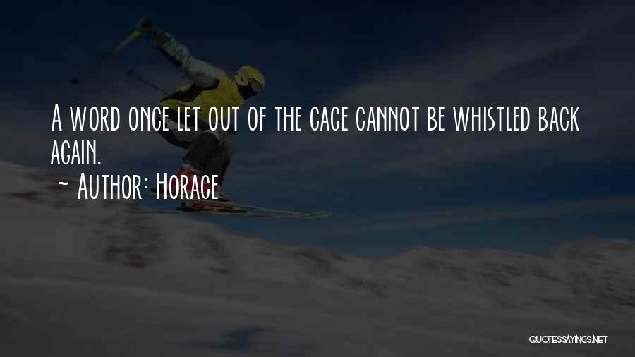 A Word Of Wisdom Quotes By Horace