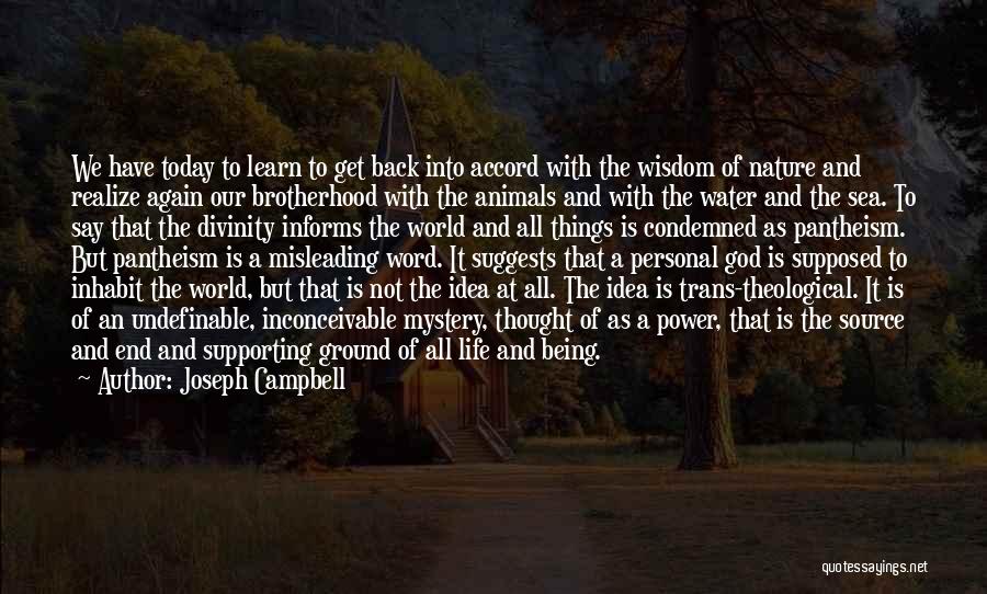 A Word Of Wisdom Quotes By Joseph Campbell