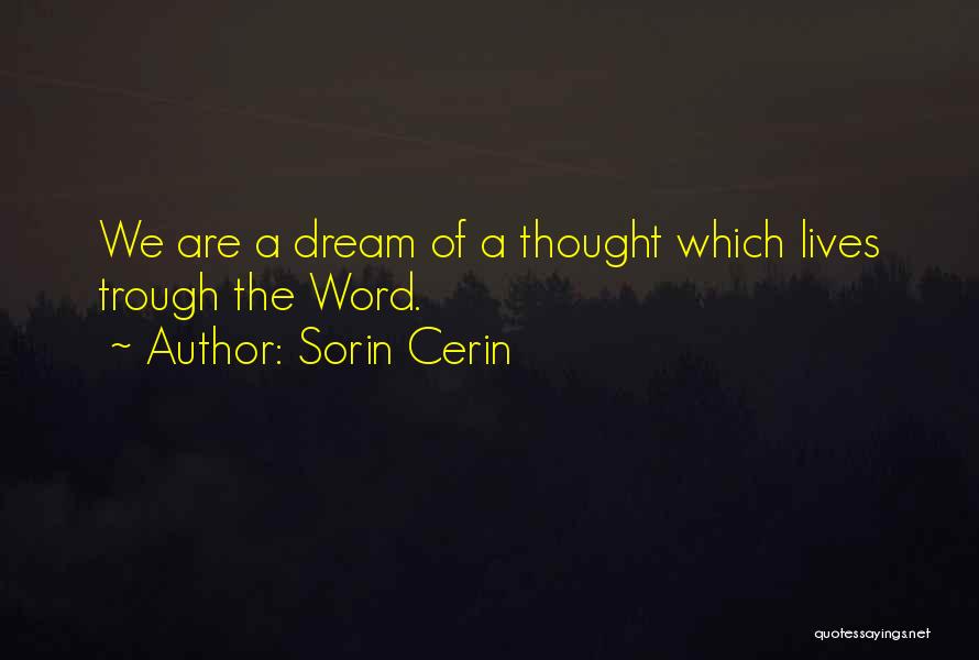 A Word Of Wisdom Quotes By Sorin Cerin