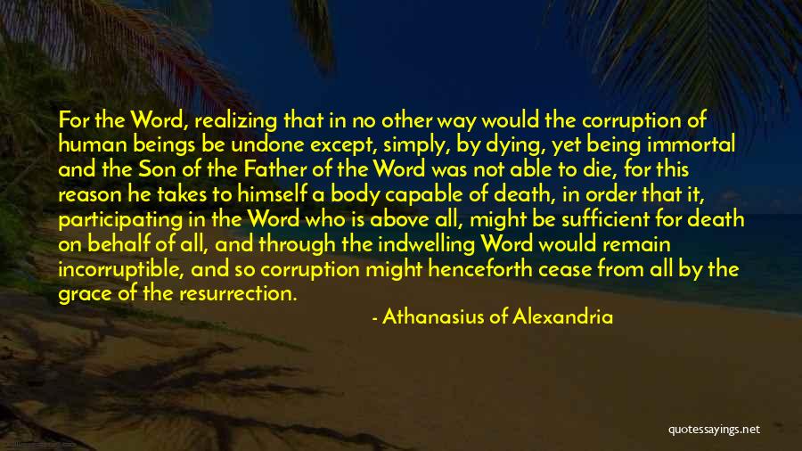 A Word Quotes By Athanasius Of Alexandria