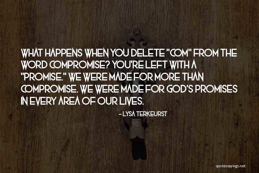 A Word Quotes By Lysa TerKeurst