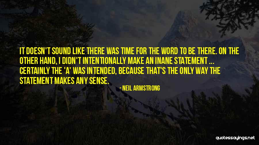 A Word Quotes By Neil Armstrong