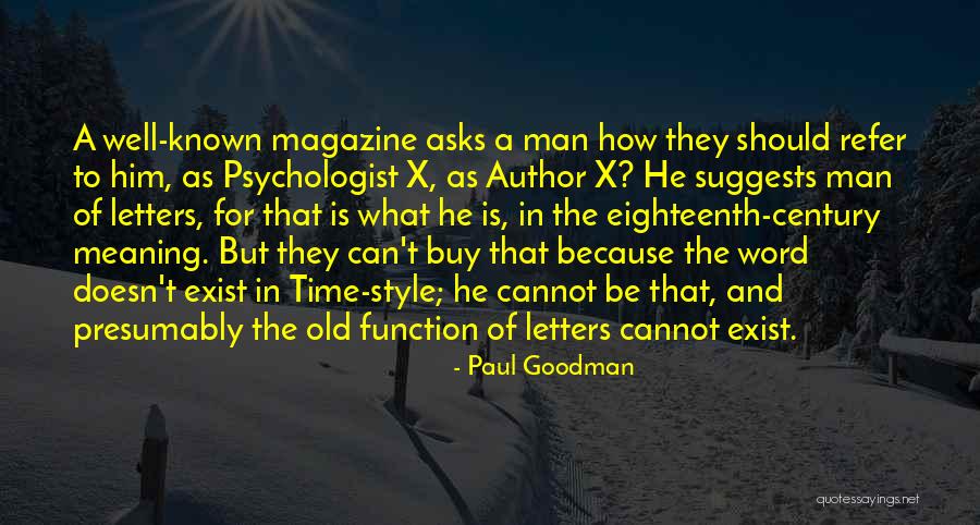 A Word Quotes By Paul Goodman A Word Quotes By Paul Goodman